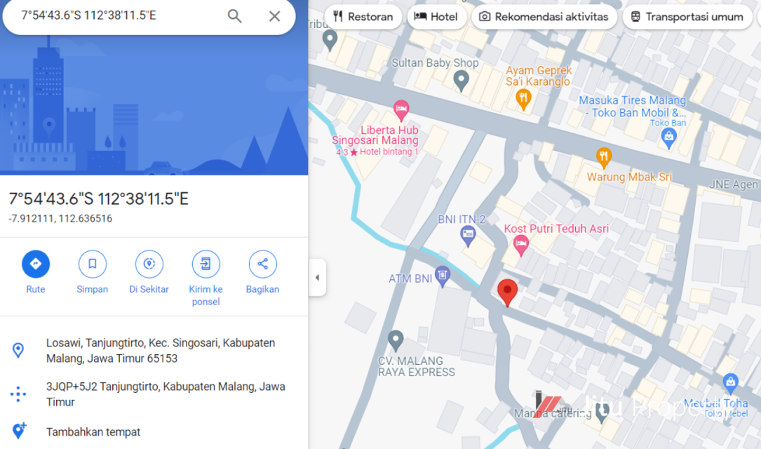 Dijual Rumah Siap Huni Dekat ITN2 Karanglo Malang Cocok untuk invest