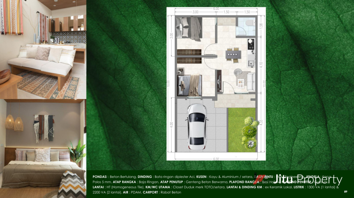 Dijual Rumah Kawasan Ecoardence Residence Tipe Hampton Unit 55 BB 7