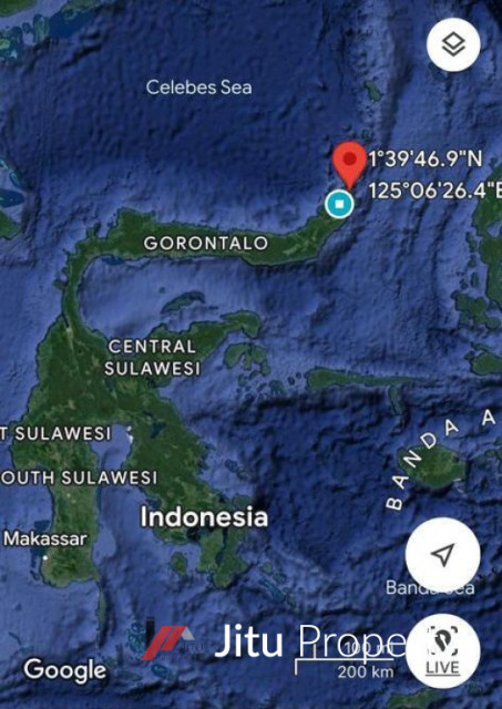 Dijual Tanah Luas 95.294m2 Dekat Pantai Likupang Timur Sulawesi Utara