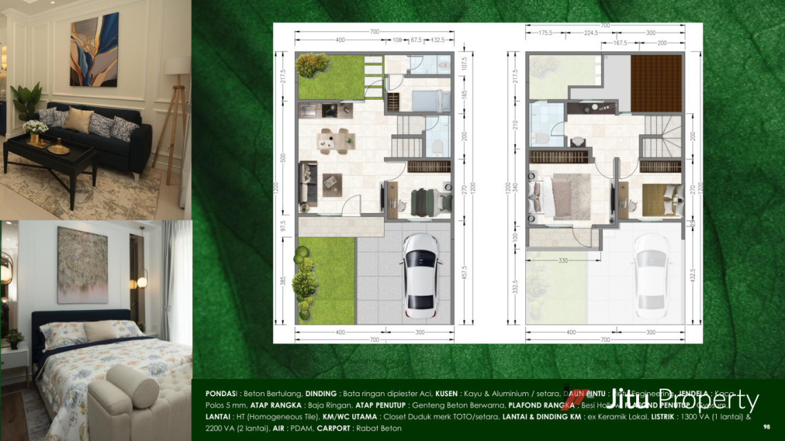Dijual Rumah Kawasan Ecoardence Residence Tipe Sandwood Unit 3 BB 15