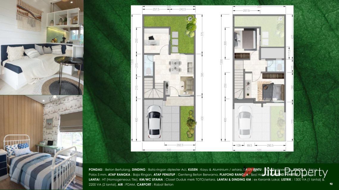 Rumah Dijual di Kawasan Ecoardence Residence Tipe Lilac Unit 3 BB 5