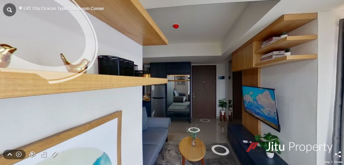 Dijual Unit LRT City Tower Azure lantai 22 No. Unit 40 2 BR Corner