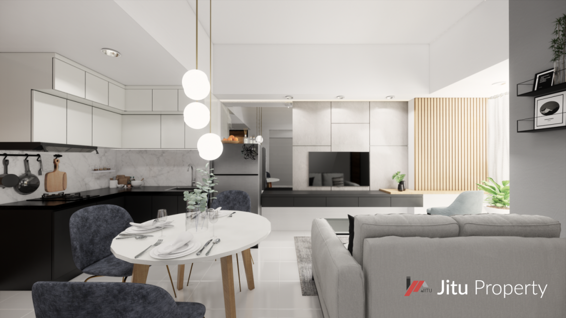 Dijual Unit LRT City Ciracas Tower Azure lantai 15 No. Unit 15 2 BR-2