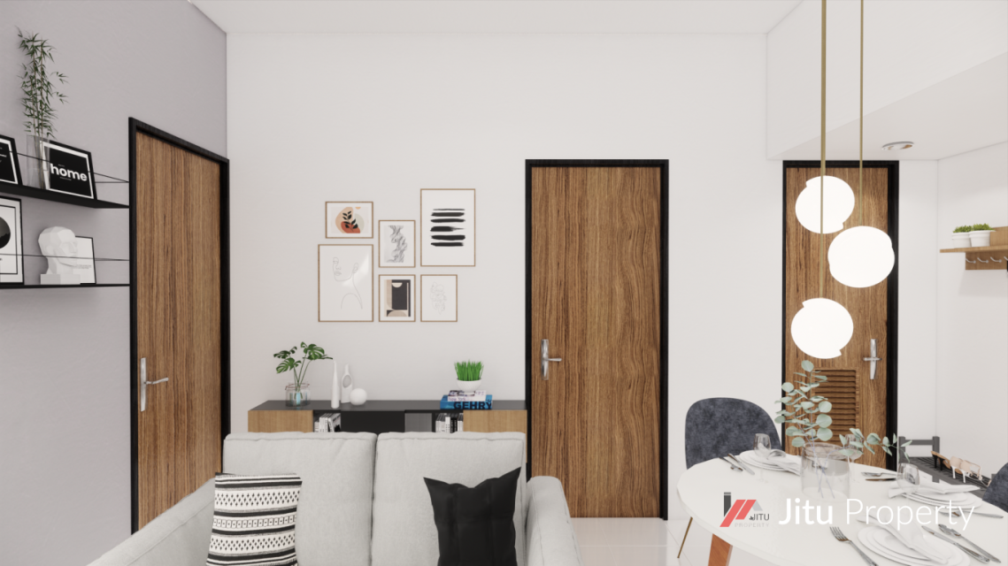 Dijual Unit LRT City Ciracas Tower Azure lantai 23 No. Unit 41 2 BR-2