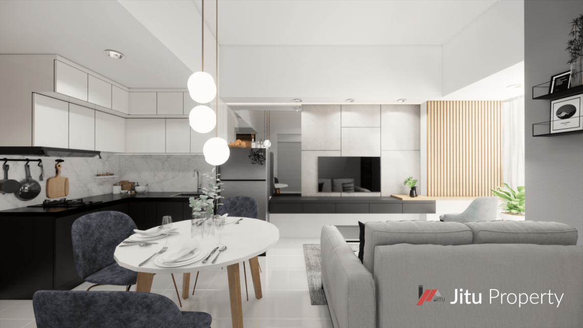 Dijual Unit LRT City Ciracas Tower Azure lantai 30 No. Unit 41 2 BR-2