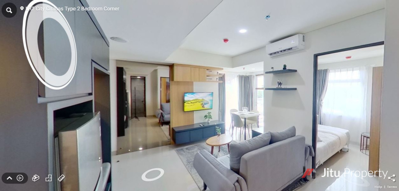 Dijual Unit LRT City Tower Azure lantai 28 No. Unit 41 2 BR Corner