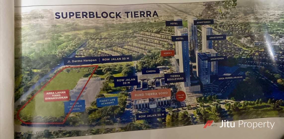 Dijual Tanah Lokasi Strategis Darmo Permai Surabaya Lokasi Strategis