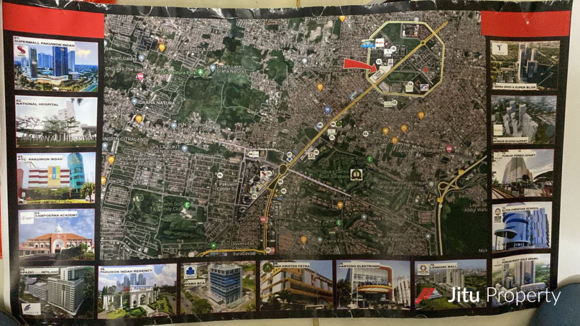 Dijual Tanah Lokasi Strategis Darmo Permai Surabaya Lokasi Strategis