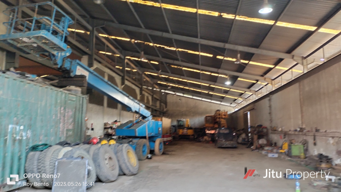 Termurah Dijual Gudang di Cakung Cilincing 5.800 m2 Pinggir Tol Cakung
