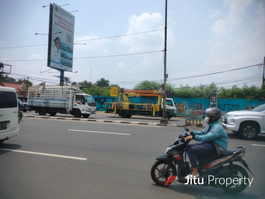 Termurah Dijual Tanah di Raya Serpong Tangerang 7.800 m2 Komersil