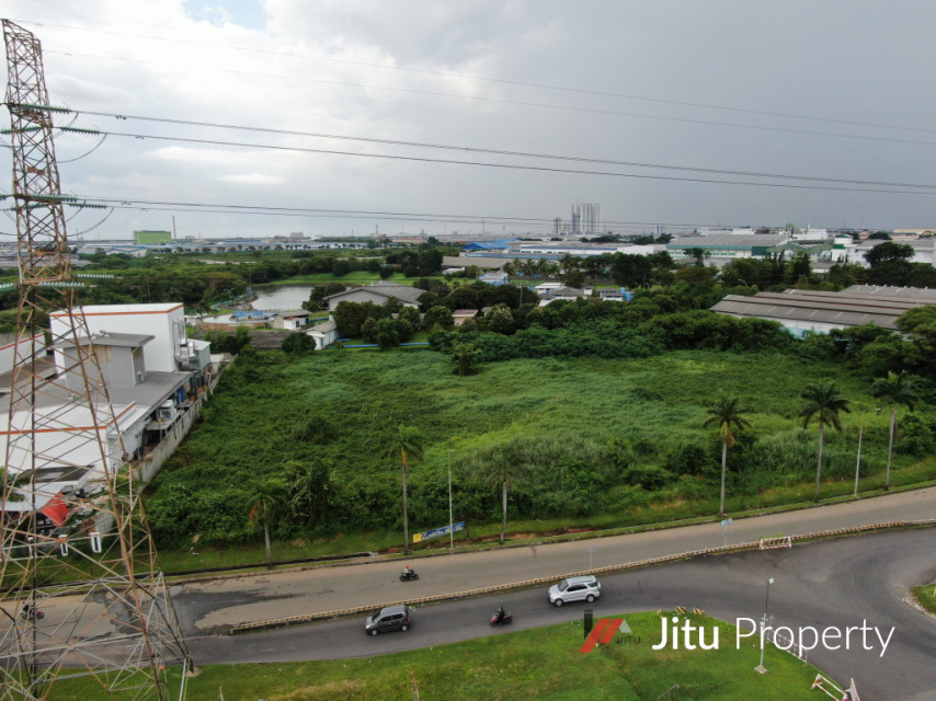 Dijual Murah Tanah di Delta Silicon Cikarang 1.4 Ha Cocok Untuk Gudang