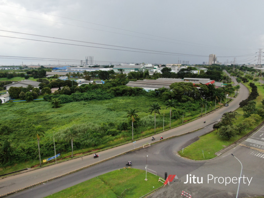 Dijual Murah Tanah di Delta Silicon Cikarang 1.4 Ha Cocok Untuk Gudang
