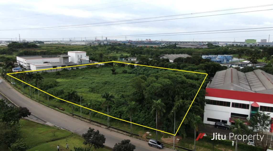 Dijual Murah Tanah di Delta Silicon Cikarang 1.4 Ha Cocok Untuk Gudang