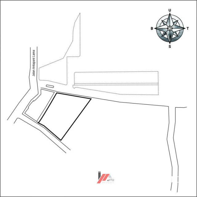 Dijual Tanah Residensial Main Road Antapani Lama Kota Bandung