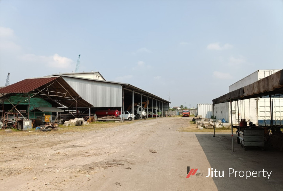 Disewakan Tanah di Cakung Cilincing 8.500 m2 Lengkap Gudang Dan Kantor