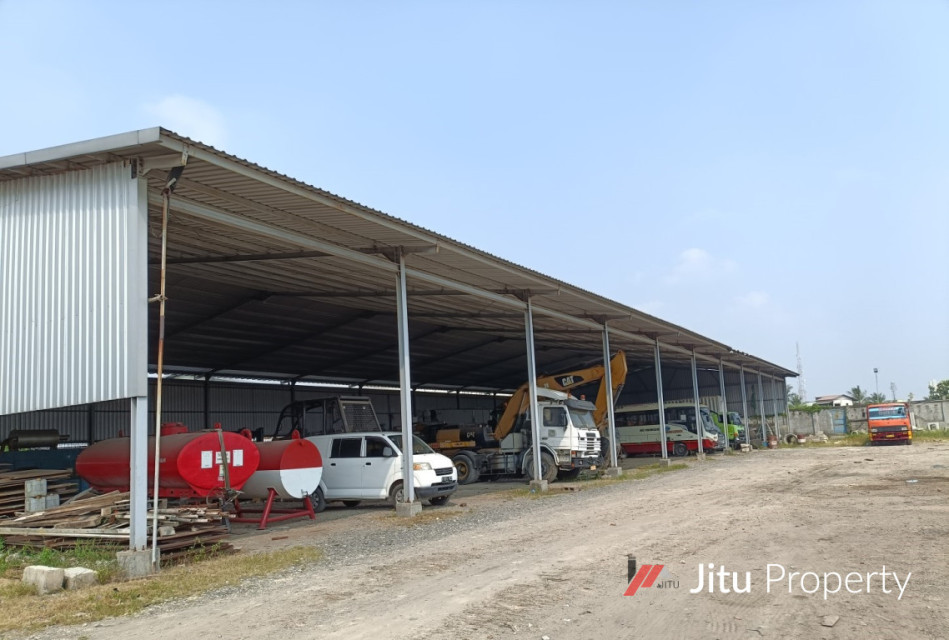 Disewakan Tanah di Cakung Cilincing 8.500 m2 Lengkap Gudang Dan Kantor