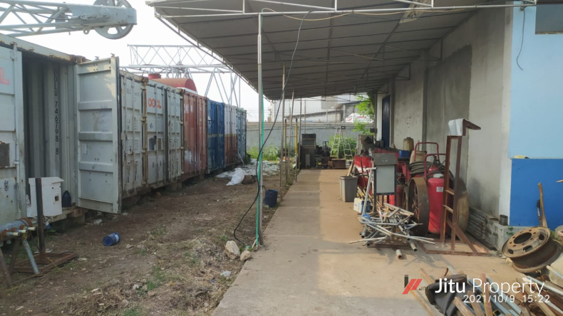 Disewakan Tanah di Cakung Cilincing 8.500 m2 Lengkap Gudang Dan Kantor