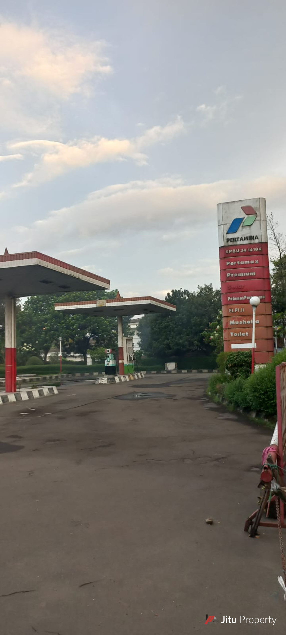 Dijual ex POM Bensin siap pakai Sareal Bogor 2025m2 Expansi jd 5025m2 