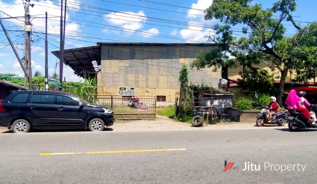 Dijual Pabrik Tanah Gudang Jalan Khatulistiwa Siantan Kota Pontianak