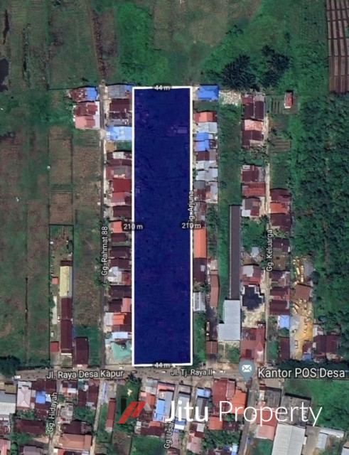 Dijual Tanah Luas Siap Bangun Jalan Utama Desa Kapur Kota Pontianak