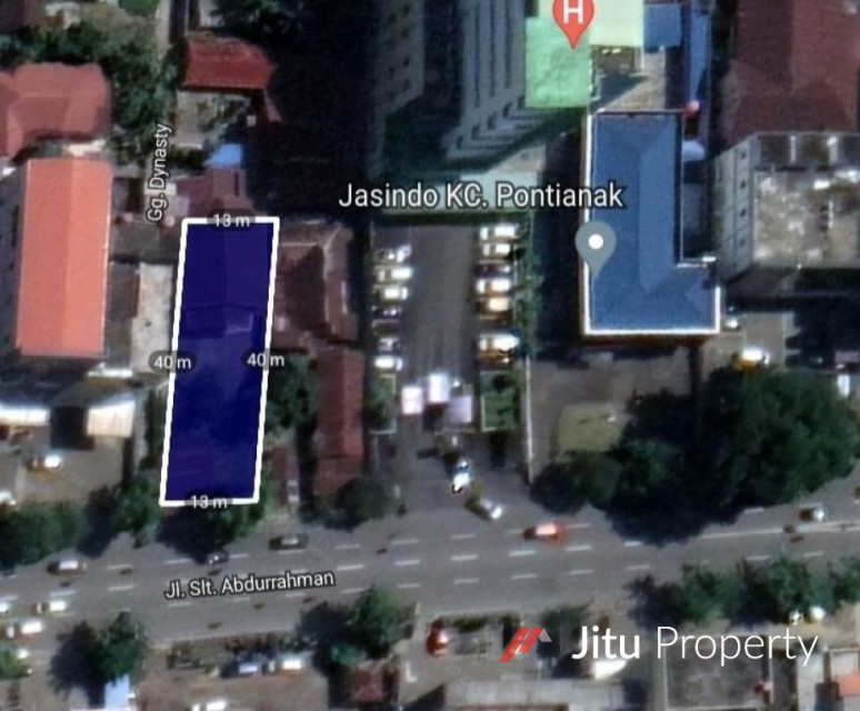 Dijual Tanah Plus Rumah Jalan Sultan Abdurrahman Kota Pontianak