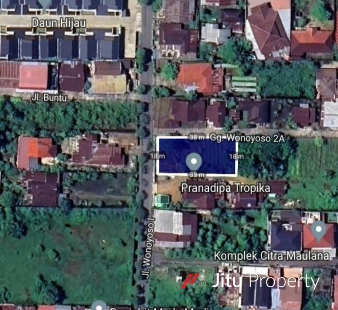 Dijual Tanah Lokasi Strategis Jalan Utama Wonoyoso 1 Kota Pontianak
