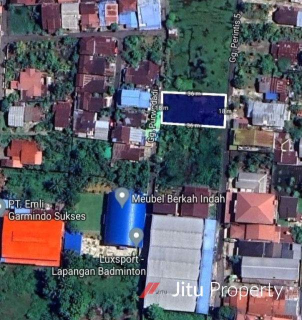 Dijual Tanah Jalan Purnama 1 Perintis 5 Kota Pontianak