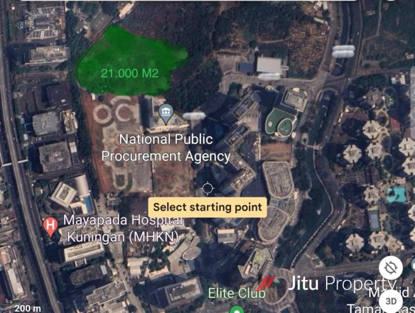 Dijual Tanah Kawasan Epicentrum Kuningan Area Lokasi Strategis 