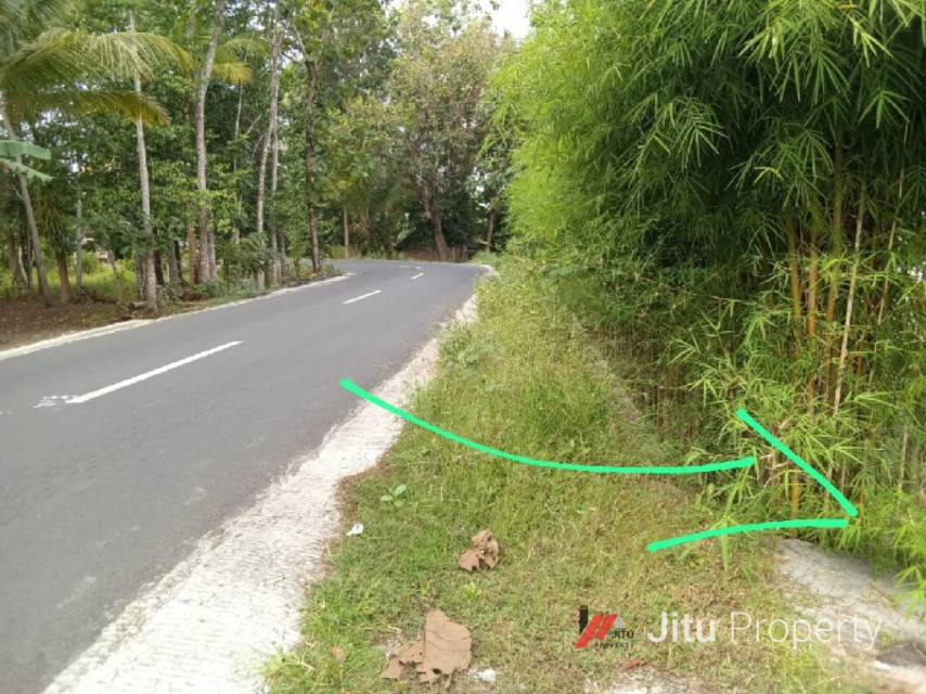 Dijual Tanah Rumah dan Kolam Kios di Bantul Yogyakarta SHM