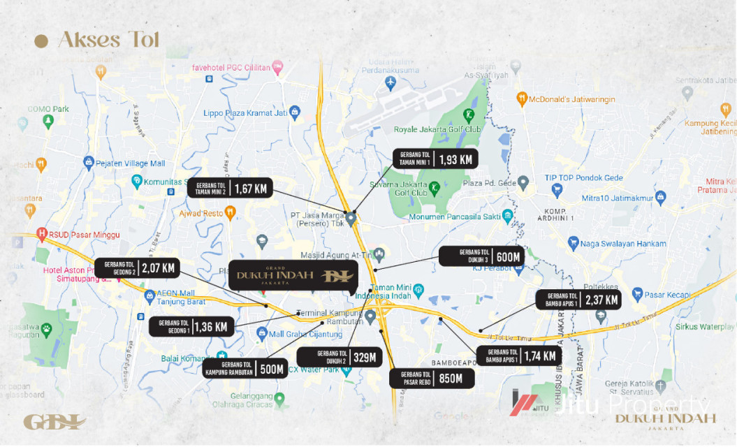 Dijual Rumah Baru Lokasi Strategis Dekat Akses Tol, Grand Dukuh Indah