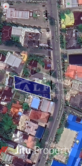 Disewakan Tanah Luas Siap Usaha Jalan Gusti Hamzah Kota Pontianak