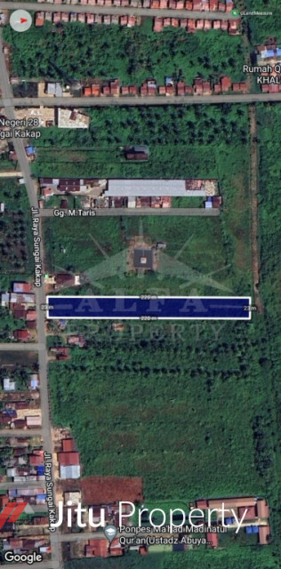 Dijual Murah Tanah Jalan Raya Sungai Kakap Pontianak