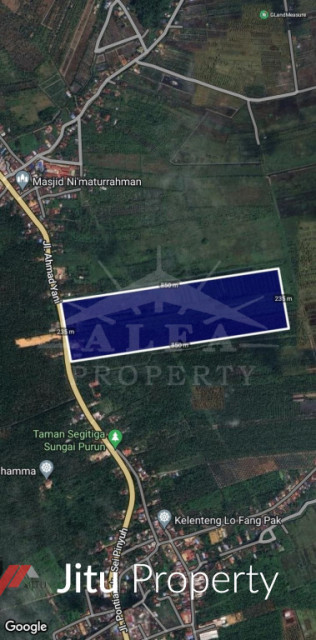 Dijual Tanah Ahmad Yani Sui Purun Mempawah Pontianak