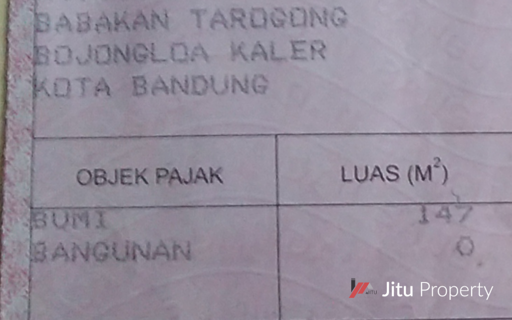 Tanah Matang Siap Bangun Tepi Jalan Utama Kota Bandung