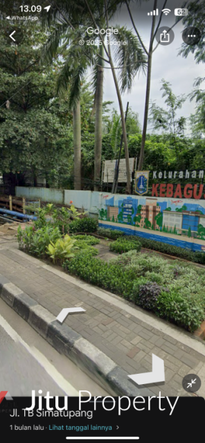 Dijual Tanah TB Simatupang Jakarta Selatan Sangat Strategis